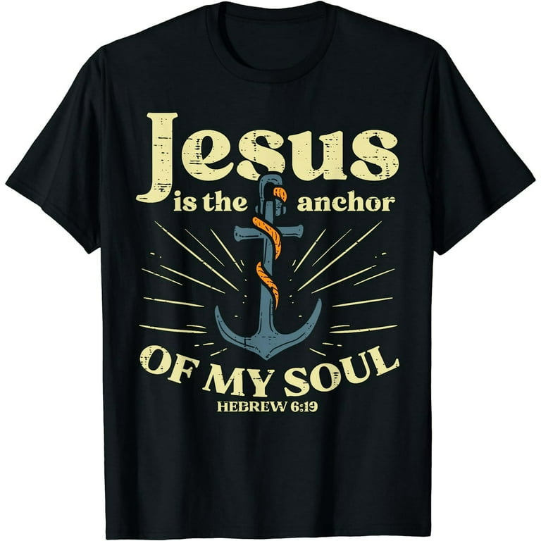 Women Christian T Shirt God Is My Anchor Women Christian T Shirt God Is My Anchor