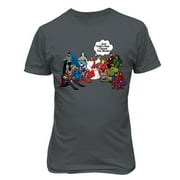 SMART ZONE Jesus And Superheroes DC Thats How I Saved The World Christian Funny T-Shirt