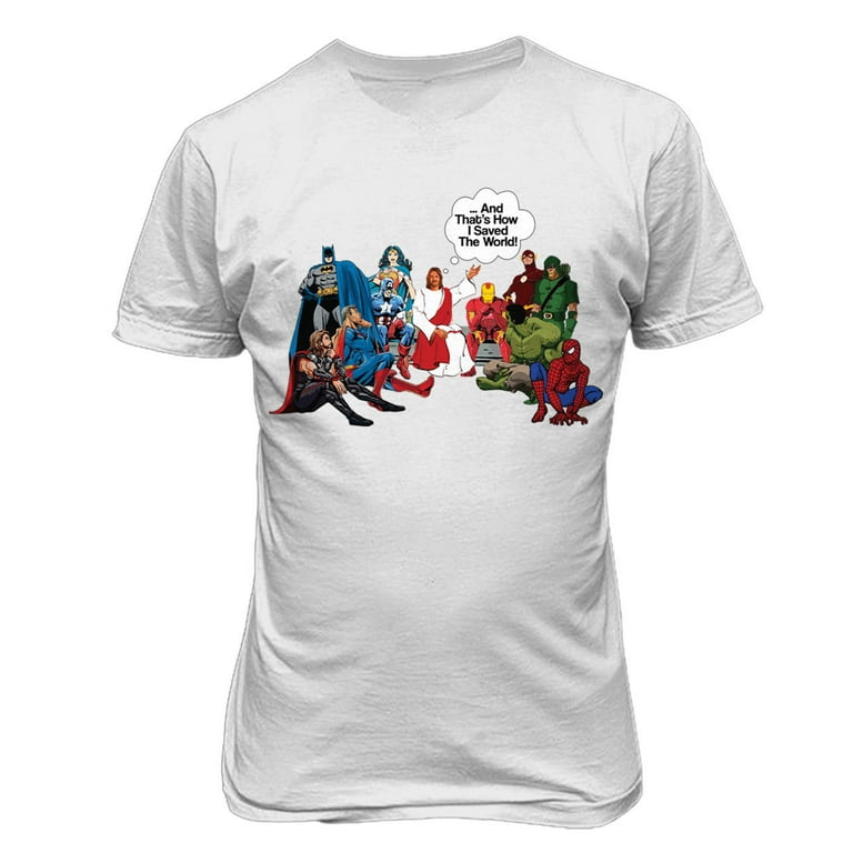Jesus superhero hotsell t shirt