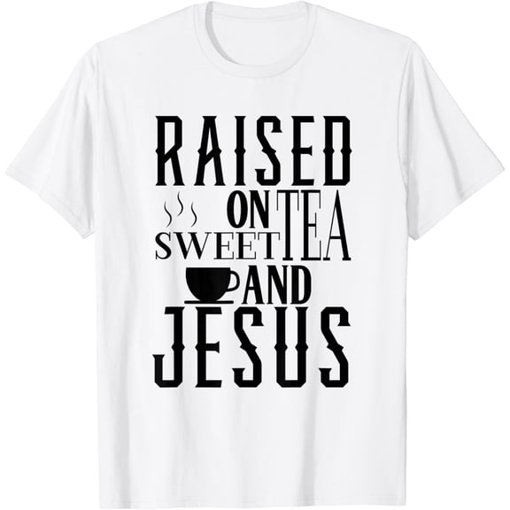 Jesus And Sweet Tea Southern Christian Cowgirl Y'all T-Shirt mens t shirt，white，women，funny，misfits，men，journey