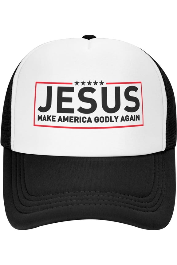 Jesus Baseball Hat for Women Make America Godly Again Hiking Cap