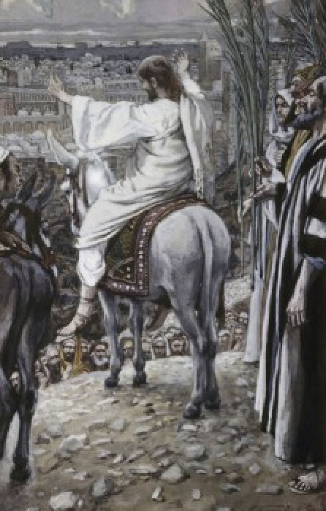 Jesus Beheld the City and Wept Over It James Tissot (1836-1902French) Canvas Art - James Tissot (18 x 24)
