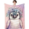 thumbnail image 1 of Jesus Bible Blanket for Wmoen & Men Christian Religious Gifts 350gsm Soft Plush Warm & Cozy Flannel Bedding God Print Blankets for Girl Boy Birthday Gifts 60×50inch, 1 of 6