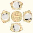 thumbnail image 1 of Jesus, Biblical References Round Table Placemats Set Of 5 Wedge Table Mats Washable Heat Resistant Place Mat For Dining Table Kitchen Farmhouse Restaurant, 1 of 6