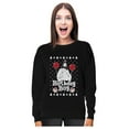thumbnail image 1 of Jesus Birthday Boy Ugly Christmas Sweater Xmas Holiday Women Sweatshirt Medium Black, 1 of 5