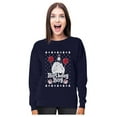 thumbnail image 1 of Jesus Birthday Boy Ugly Christmas Sweater Xmas Holiday Women Sweatshirt X-Large Navy, 1 of 6