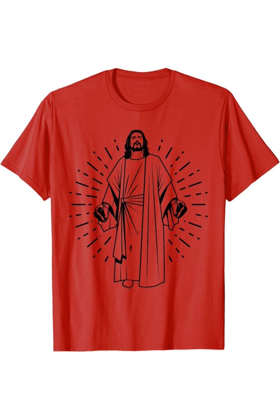Jesus Boxing Gloves Christian Boxer T-Shirt