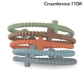 thumbnail image 1 of Jesus Bracelets Cross Macaron-colored Beaded Silicone Bracelets Gifts For Women Men Girls Boys Kids Aldult, 1 of 16