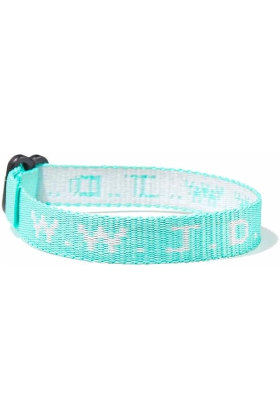 What Would Jesus Do Bracelets WWJD Bracelets Letter Matching Couples Protection Braided Rope Inspirational Religious Christian Gifts Friendship Bracelet Gift for Women Men(Mint)