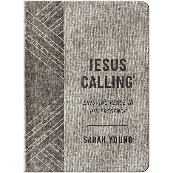 Jesus Calling Jesus Calling, Textured Gray Leathersoft, with Full Scriptures: Enjoying Peace in His Presence (a 365-Day Devotional), (Hardcover)