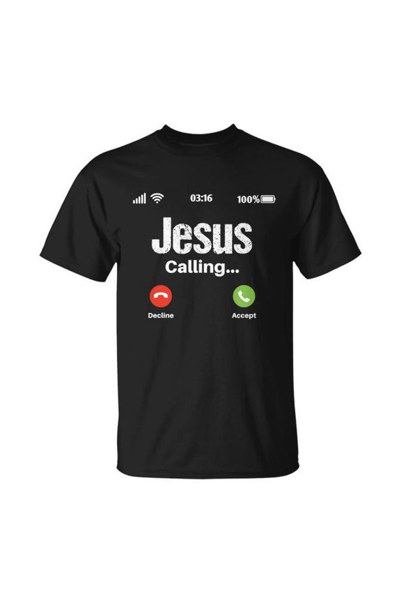 Jesus Calling John 316 Christian Accept Christ Unisex T-Shirt Size S-5XL
