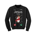 thumbnail image 1 of Jesus Calling Sweatshirt Girls Boys Xmas Gifts for Kids Funny Jesus Christmas Sweater Holiday Youth Top Christian Religious Xmas Sweatshirt, 1 of 4