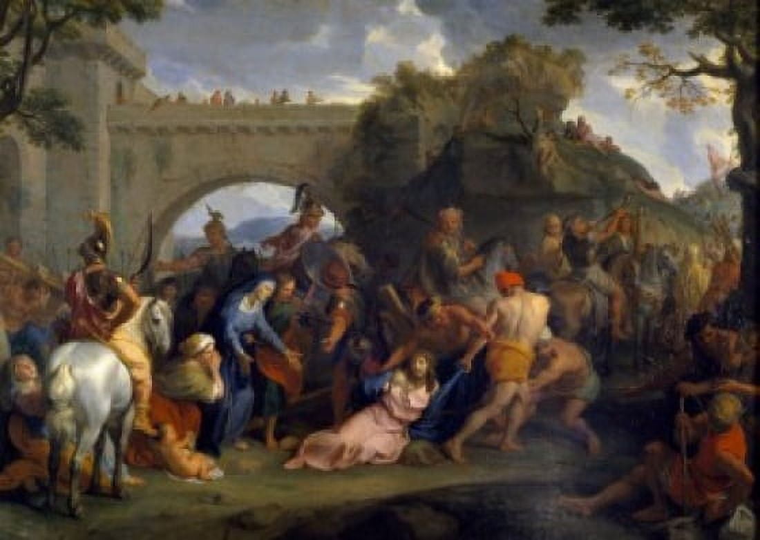 Jesus Carrying his Cross by Charles Le Brun  (1619-1690)  France  Paris  Musee du Louvre Canvas Art - Charles Le Brun (18 x 24)