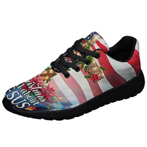 Jesus ChriStChriStas ChriStas Is All About Jesus Shoes Sneakers Black Size 9