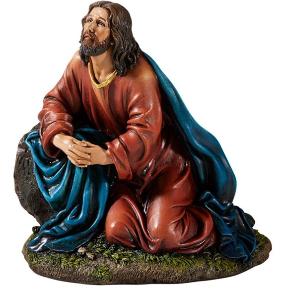 Avalon Gallery Christian Home Dcor Hand-Painted Michael Adams Figurine, 5.5-Inch, Agony in Garden