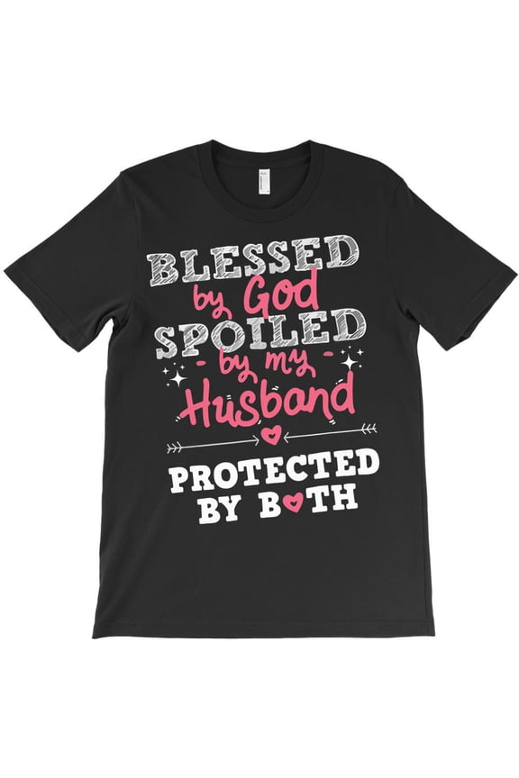 Jesus Christ Christian Blessed, Simple Bold Religious Faith Graphic G21214 Unisex T-Shirt, Up to Size 5XL