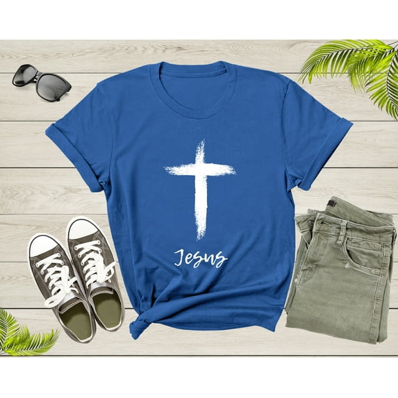 Jesus Christ Crucifixion Religious Cross Symbol Crucifix T-Shirt Jesus Lover Priest Gift T Shirt for Men Women Boys Girls Teens Tshirt