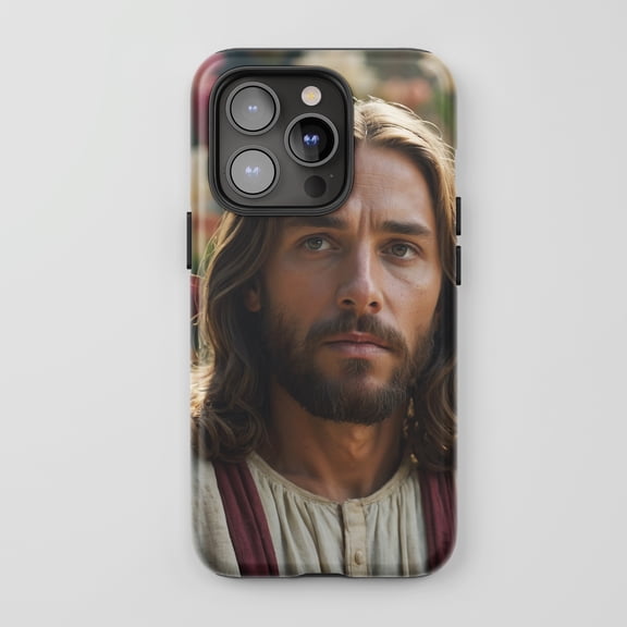 Jesus Christ For All iPhone Series Protective Phone Case Christian Religious Art Multi-color