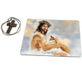 thumbnail image 1 of Jesus Christ Holding Young Baby Mouse Pad With Wood Cross, MP165, 1 of 8