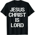 thumbnail image 1 of Jesus Christ Is Lord Christian Believer Graphic T-shirt, 1 of 4