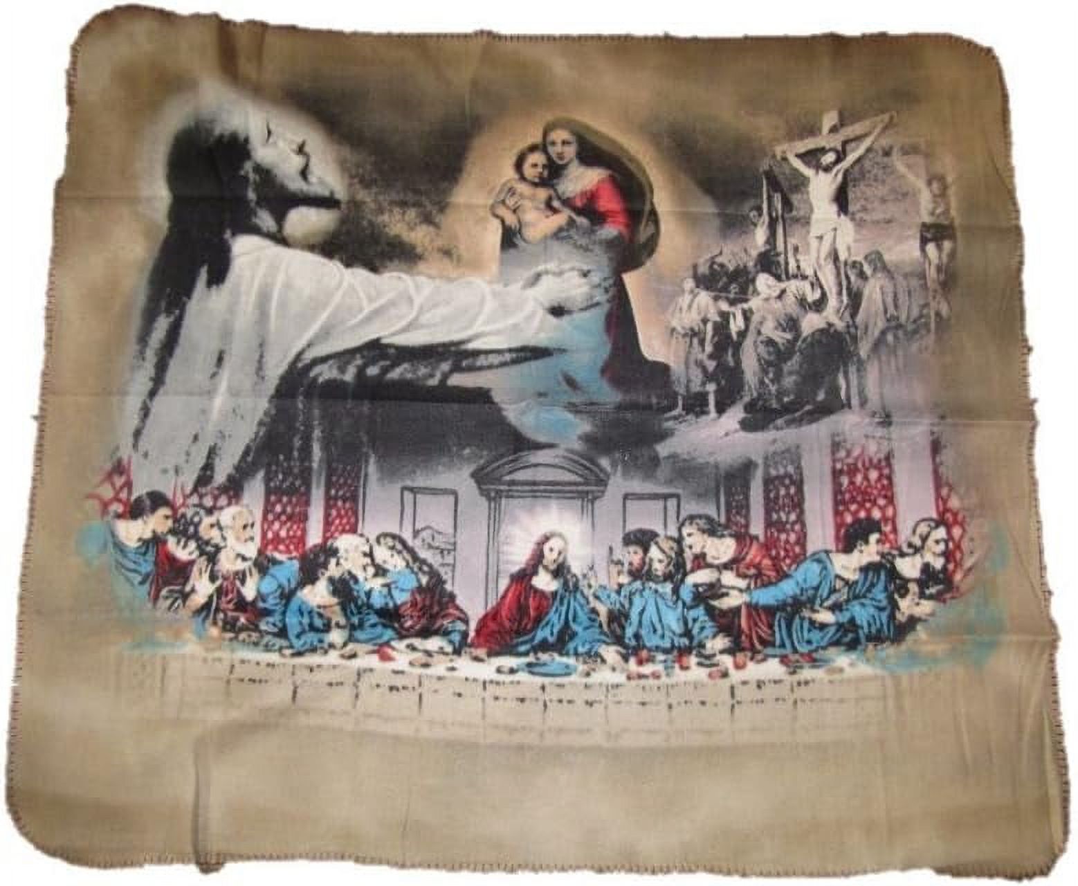 Jesus Christ Last Supper Christian Catholic 50X60 Polar Fleece Blanket