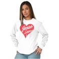 thumbnail image 1 of Jesus Christ Love Christian God Cross Women's Long Sleeve T Shirt Brisco Brands S, 1 of 6