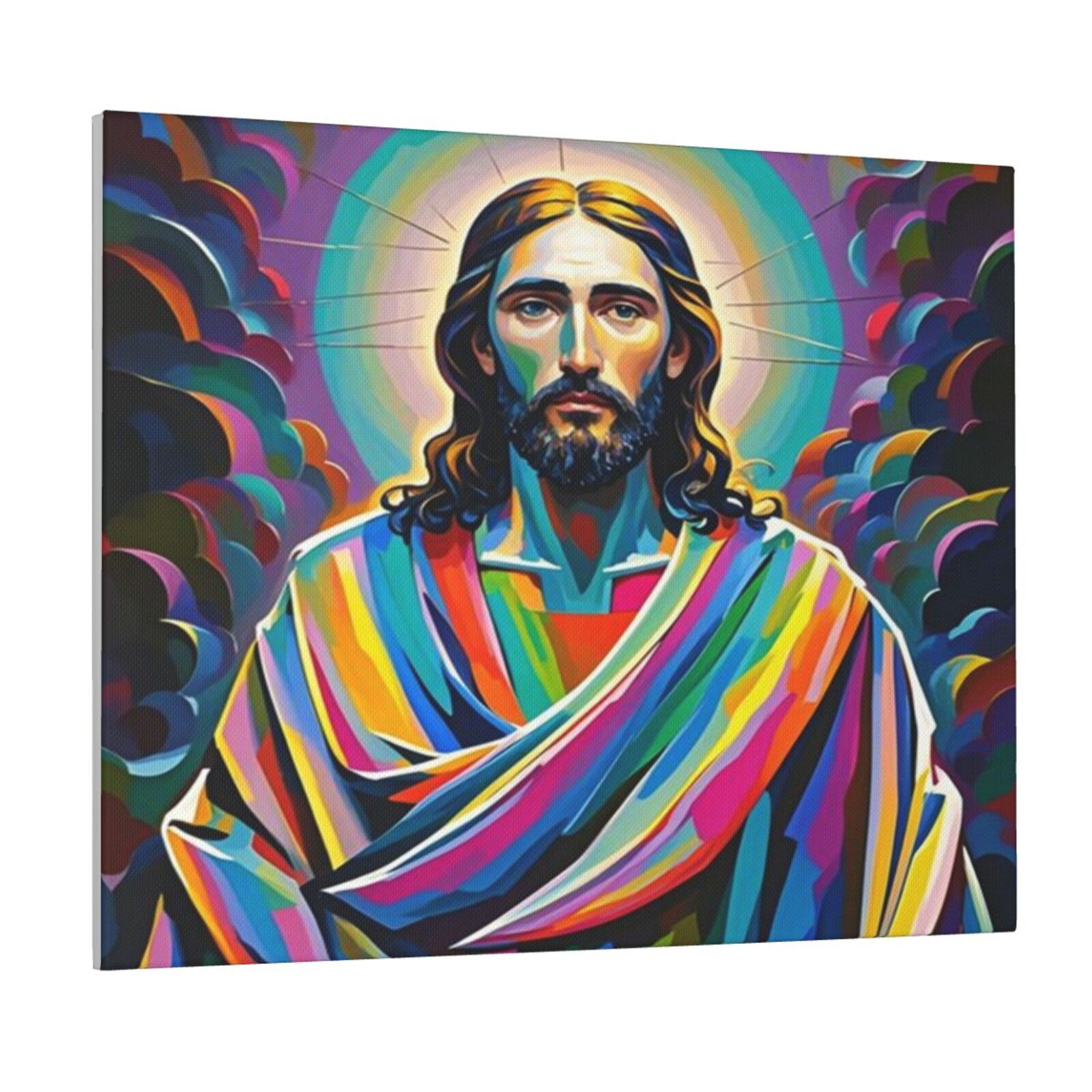 Jesus Christ Oil Painting Christian Canvas Wall Art Jesus Painting Wall Art Wall Art For Living ...