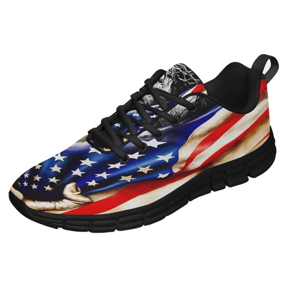 Jesus Christ Shoes for Men Women Running Shoes Lightweight Walking Sneakers Mesh Athletic Sport Shoes Black Size 7