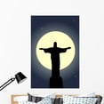 thumbnail image 1 of Jesus Christ Statue Wall Mural by Wallmonkeys Peel and Stick Graphic (48 in H x 32 in W) WM309307, 1 of 4
