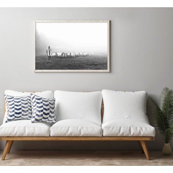 Jesus Christ The Good Shepherd Gorgeous Modern Horizontal Print Unframed Paper Print