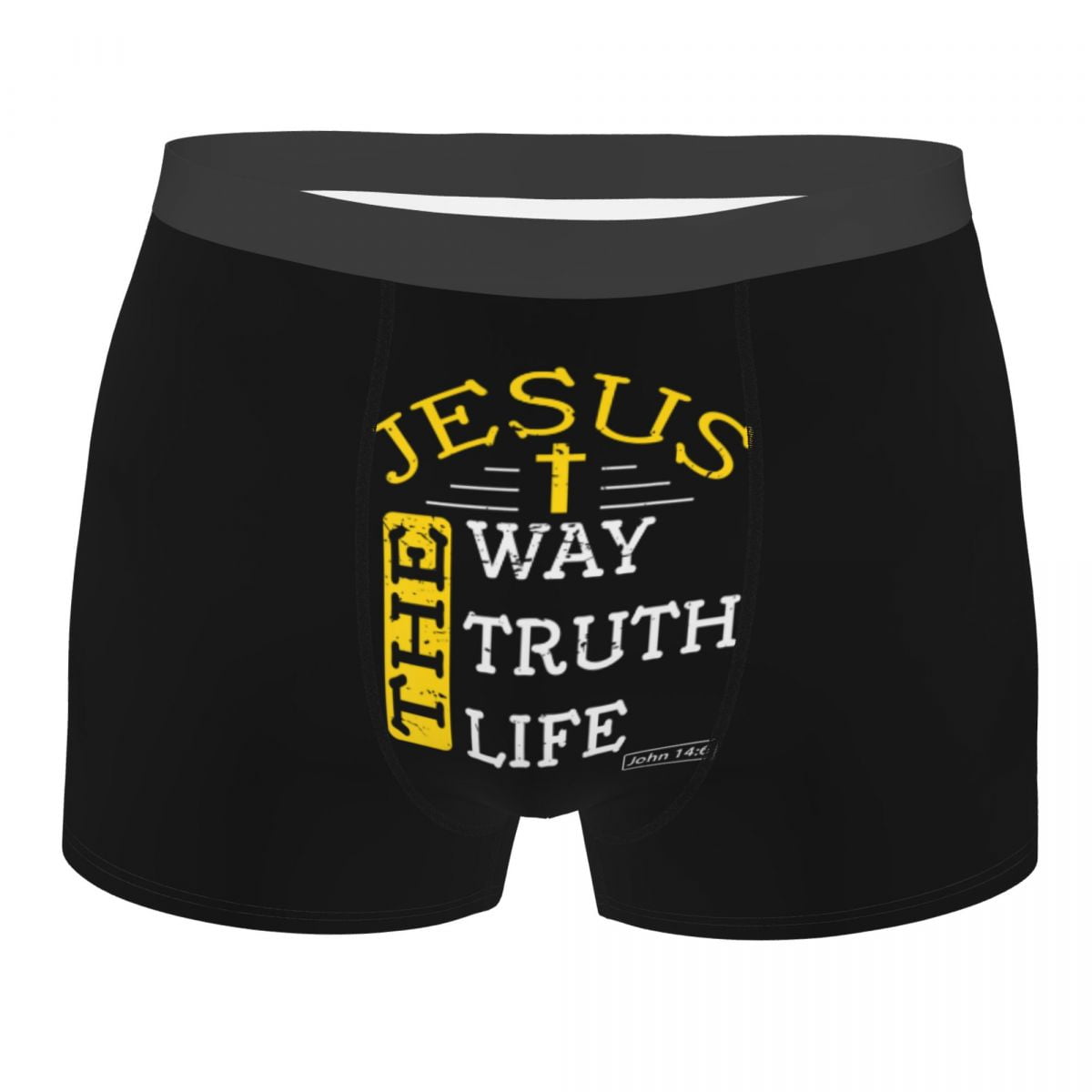 Jesus Christ The Way The Truth The Life Boxer Shorts For Men Religion