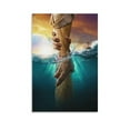 thumbnail image 1 of Jesus Christ Wall Art God's Hand Reaching Into Water Picture Print Canvas Poster Wall Paint Art Posters Decor Modern Home Artworks Gift 12x18inch(30x45cm), 1 of 6