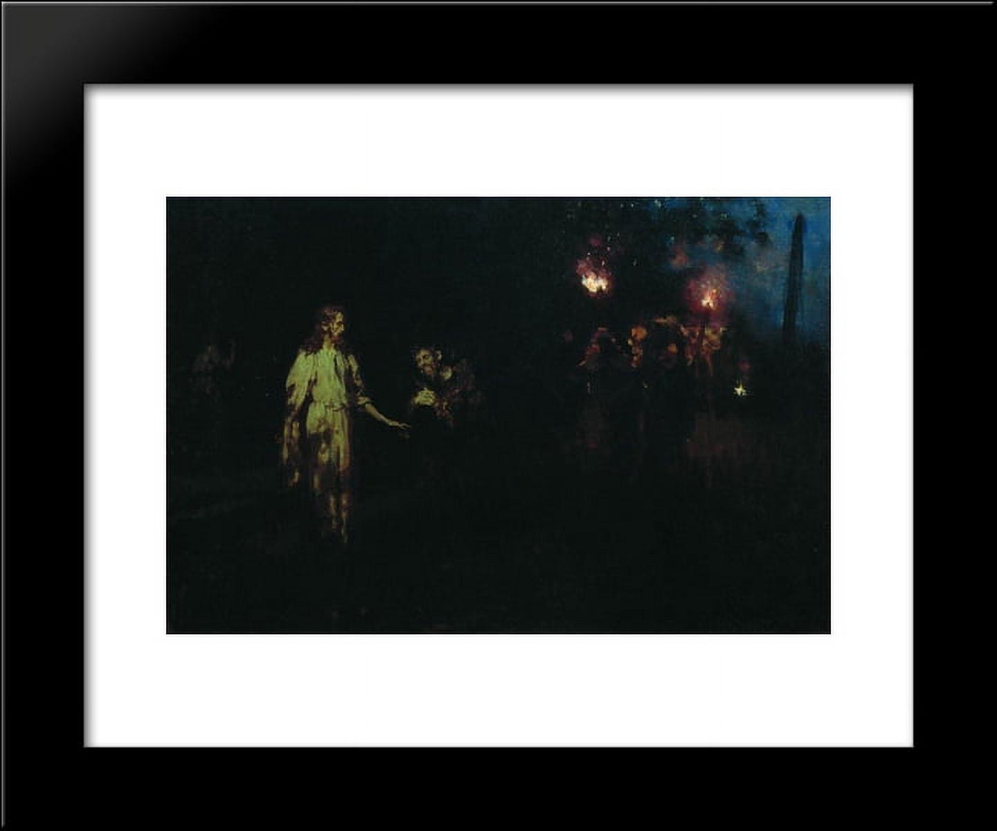 Jesus Christ in the Garden of Gethsemane 20x24 Framed Art Print by ...