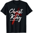 thumbnail image 1 of Jesus Christ is King God Cross Christian Faith T-Shirt, 1 of 6