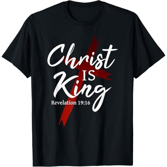 Jesus Christ is King God Cross Christian Faith T-Shirt