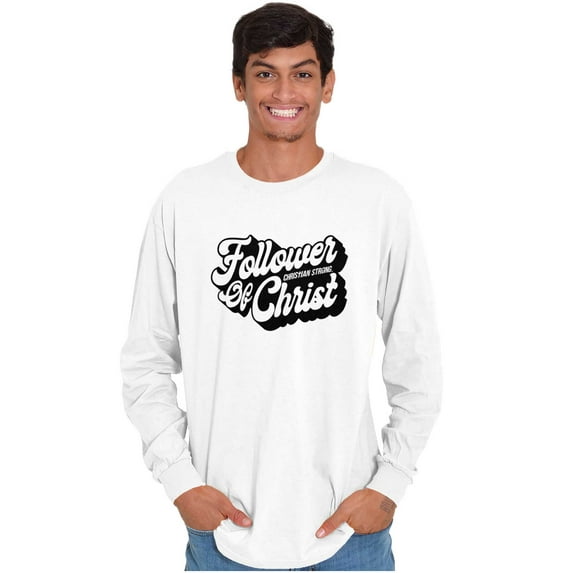 Jesus Christ is Lord God Christian Plus Size Long Sleeve Graphic Tee Shirt Brisco Brands 3X