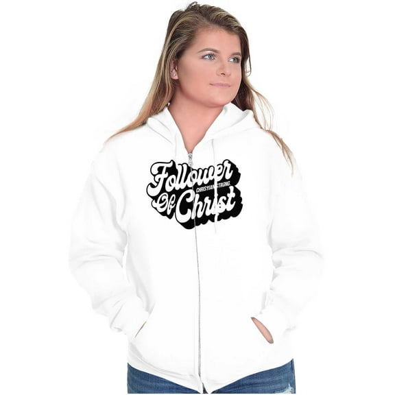 Jesus Christ is Lord God Christian Zip Up Hoodie Men's Women's Brisco Brands X