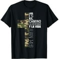 thumbnail image 1 of Jesus Christian Spanish Gifts Men Religious Verse Camo Cross T-Shirt, 1 of 3