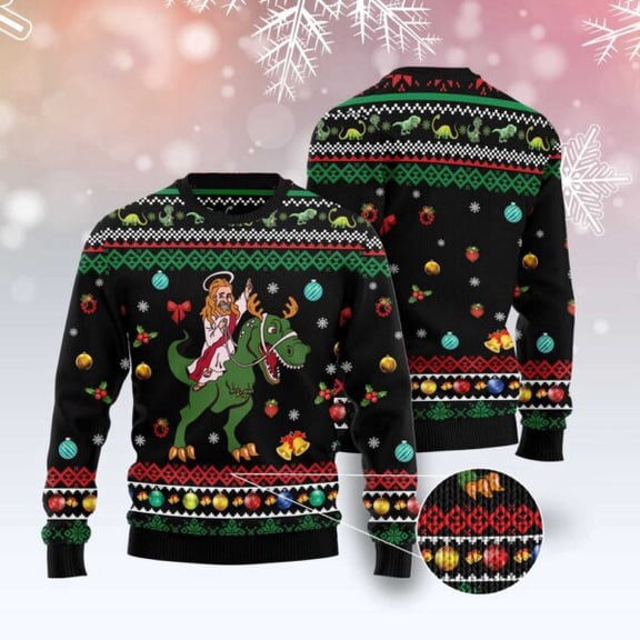 Jesus Christmas 3D Christmas Sweater, Christmas Sweater, 3D Sweater, Funny Xmas Sweaters