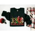 thumbnail image 1 of Jesus Christmas Sweatshirt | Faith Holiday Graphic Crewneck, 1 of 7