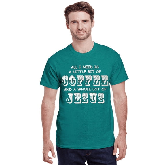 Jesus Coffee Gifts Funny T-shirt Mens Graphic Tees