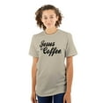 thumbnail image 1 of Jesus Coffee Religious Latte Lover Women's Graphic T Shirt Tees Brisco Brands L, 1 of 6