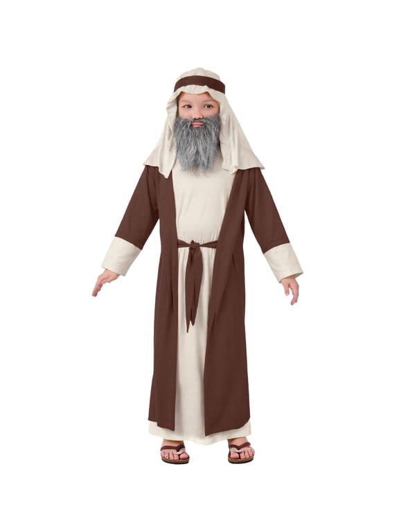 Jesus for Kids Years Boys Biblical Shepherd Outfit Halloween Christmas Nativity Play Robe