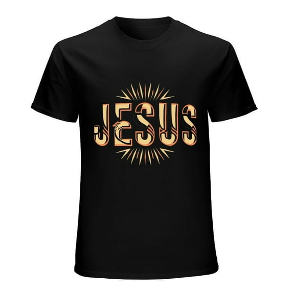 Jesus Cross Faith T-Shirt Men's Christian Religious Tee