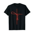 thumbnail image 1 of Jesus Cross God Faith Religious Christian Men Women Kids T-Shirt, 1 of 5