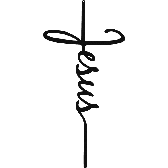 Jesus Cross - Metal Wall Art