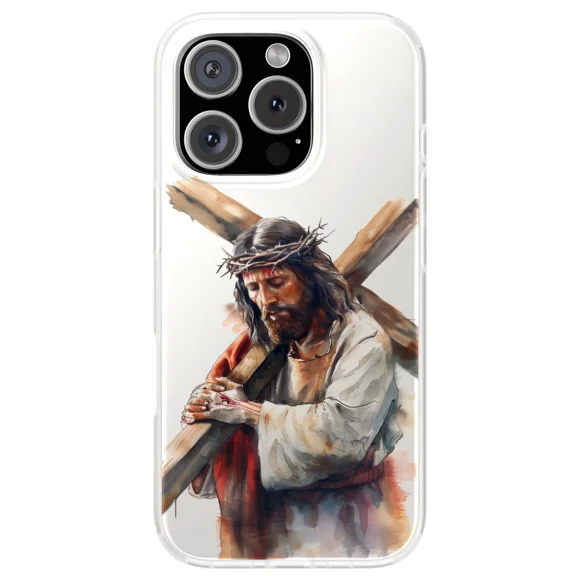 Jesus Cross Print X135 Phone Case Compatible with iPhone 17 16 15 14 13 12 11 Pro Max – Premium Protection
