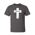 thumbnail image 1 of Jesus Cross Sarcastic Humor Graphic Novelty Funny Tall T Shirt, 1 of 1