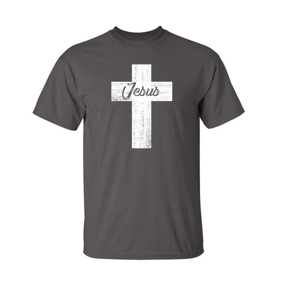 Jesus Cross Sarcastic Humor Graphic Novelty Funny Youth T Shirt