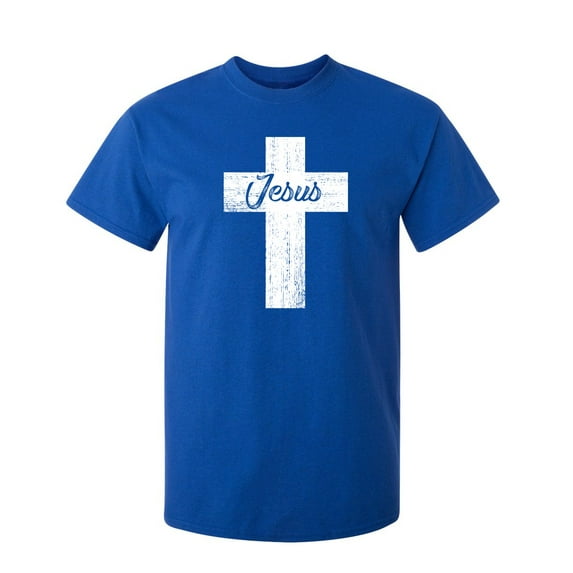Jesus Cross Sarcastic Humor Graphic Novelty Super Soft Ring Spun Funny T Shirt